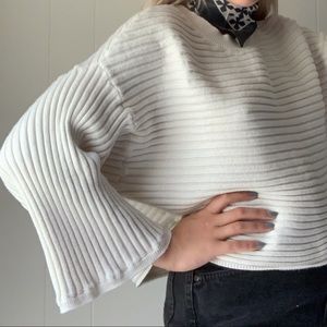 Jack BB Dakota Claudel Rib Stitch Wide Sweater